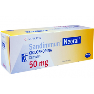SANDIMMUN NEORAL ®  50 mg 50 Soft Gelatin Capsules